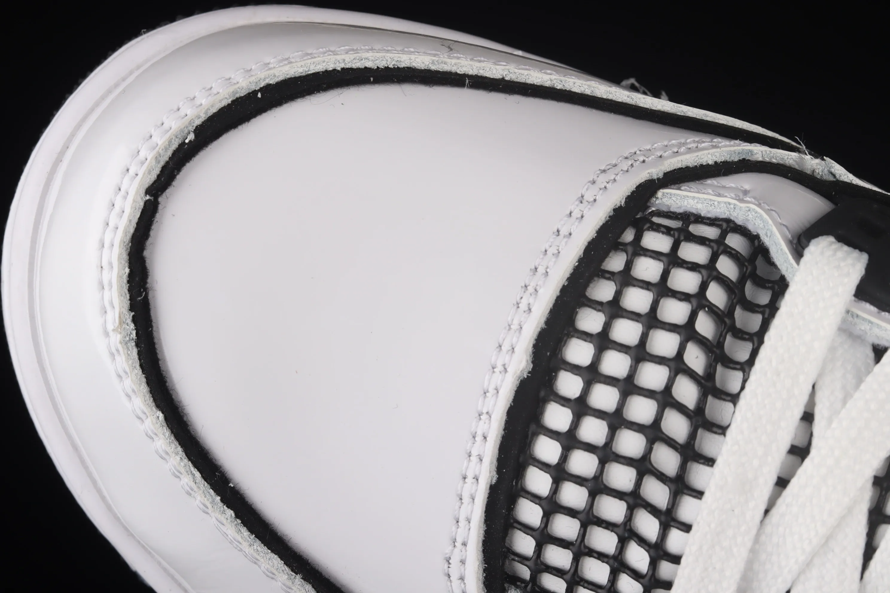 All categories Air Jordan Jordan series basketball shoes Air Jordan 4 Air Jordan 4 Retro GS "Light Smoke Grey" AJ4 Joe 4 Patent Leather Manuscript DC4101-100